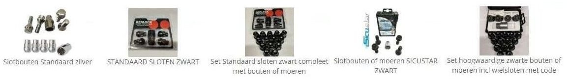 SLOTBOUTEN-ANTIEDIEFSTAL-BOUTEN-WIELSLOTEN-HOOGENDOORNWHEELS-diverse-merken