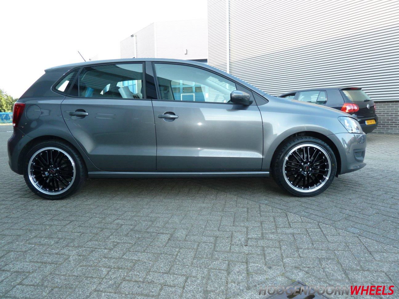 woede De slijtage VOLKSWAGEN POLO (6R_) - BORBET CW2 17 inch ZWART GEPOLIJST