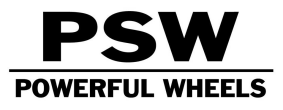 PSW Powerful Wheels logo