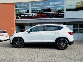 Nieuwe Seat Alteca met Niu Ingolstadt velgen in 8.0 x 19 met 225/45/19 Petlas banden 