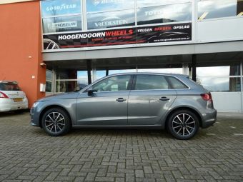 Borbet velgen type BL-5 gemonteerd onder een Audi A3