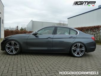 GMP DEDICATED BMW REVEN GEMONTEERD ONDER EEN BMW 3 Serie breedset 20 inch 