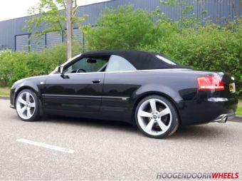 AVUS VELGEN AF10 IN 19 INCH GEMONTEERD ONDER EEN AUDI A4 CABRIO DOOR ONS MONTAGEPUNT IN UTRECHT