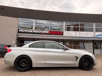AXE EX42 BLACK IN 19 INCH GEMONTEERD ONDER EEN BMW 4 SERIE