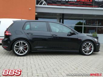 BBS VELGEN SX PSP 18 INCH GEMONTEERD ONDER EEN VW GOLF 7 GTI