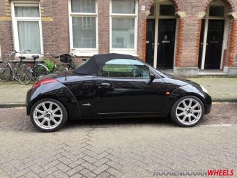 BONITO VELGEN INDY 17 INCH GEMONTEERD ONDER EEN FORD STREETKA
