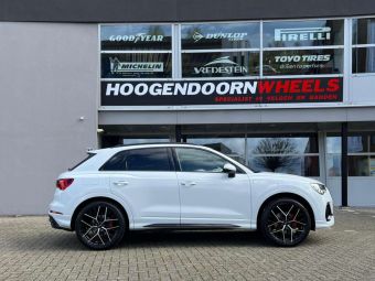 BORBET BY BLACK POLISHED IN 20 INCH GEMONTEERD ONDER EEN AUDI Q3