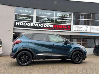 BORBET N BLACK IN 17 INCH GEMONTEERD ONDER EEN RENAULT CAPTUR