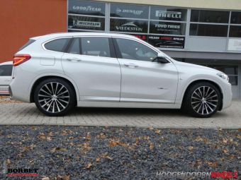 BORBET VELGEN BLX ZWART GEPOLIJST IN 19 INCH MET RUNFLAT WINTERBANDEN EN TPMS SENSOREN 