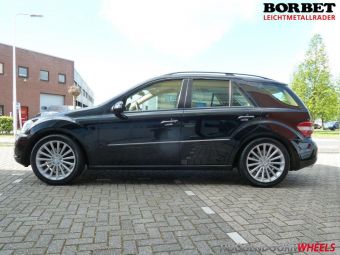 BORBET VELGEN TYPE BLX ZILVER IN 20 INCH GEMONTEERD ONDER EEN mERCEDES ML 