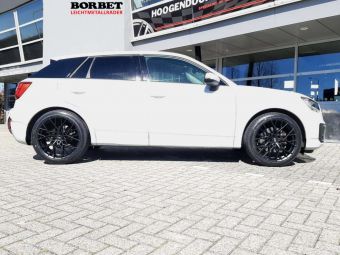 BORBET VELGEN BY BLACK IN 19 INCH GEMONTEERD ONDER EEN AUDI Q2