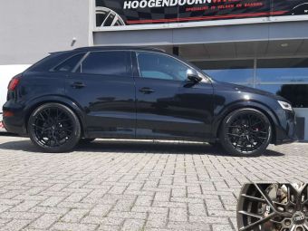 BORBET VELGEN BY 20 INCH MATT BLACK GEMONTEERD ONDER EEN AUDI Q3 RS