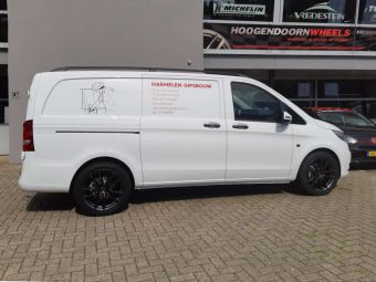 BORBET VELGEN W ANTRACIET IN 19 INCH GEMONTEERD ONDER EEN MERCEDES VITO 