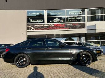 BORBET VELGEN XR IN 17 INCH GEMONTEERD MET WINTERBANDEN ONDER EEN BMW 4 SERIE 