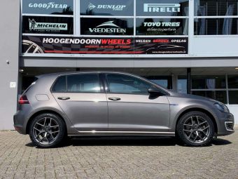 BORBET VELGEN Y ANTRACIET IN 18 INCH GEMONTEERD ONDER EEN VW GOLF