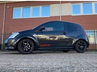 BORBET VELGEN LV-4 IN BLACK GEMONTEERD CITROEN C2