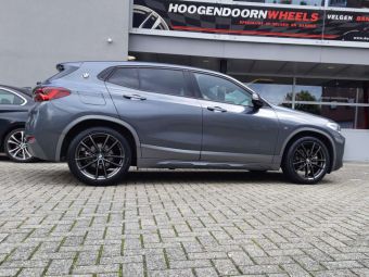 BORBET VELGEN W IN ANTHRACITE EN 19 INCH GEMONTEERD ONDER EEN BMW X2