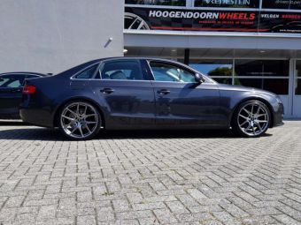 BORBET VELGEN Y2 HYPER SILVER IN 20 INCH GEMONTEERD ONDER EEN AUDI A4 