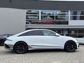 BORBET VELGEN VTX BLACK IN 18 INCH GEMONTEERD ONDER EEN HYUNDAI IONIQ 6