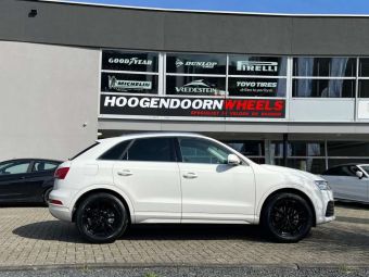 BORBET W BLACK IN 18 INCH GEMONTEERD ONDER EEN AUDI Q3