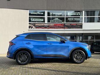 BORBET W MISTRAL ANTHRACITE IN 18 INCH GEMONTEERD ONDER EEN KIA SPORTAGE