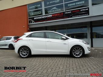 BORBET CW1 HYPER SILVER 17 inch VELGEN