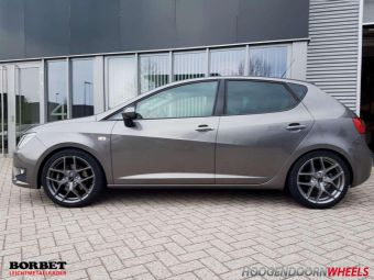 BORBET VELGEN Y ANTRACIET 17 INCH GEMONTEERD ONDER EN SEAT IBIZA