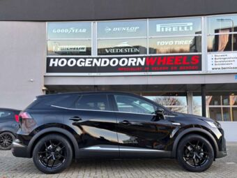 BORBET Y BLACK IN 18 INCH GEMONTEERD ONDER EEN RENAULT SYMBIOZ