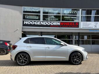 BORBET VELGEN Y MATT TITAN IN 18 INCH GEMONTEERD ONDER EEN VOLKSWAGEN POLO