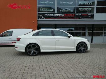 BROCK VELGEN B 35 TITAN 19 INCH GEMONTEERD ONDER AUDI A3 LIMOUSINE 