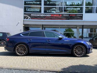 BROCK VELGEN B36 BRONZE COPER MATT IN 19 INCH GEMONTEERD ONDER EEN AUDI A5