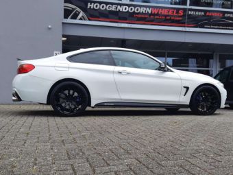 CONCAVER WHEELS CVR1 FORGED VELGEN IN 20 INCH BREEDSET GEMONTEERD ONDER EEN BMW 4 SERIE 