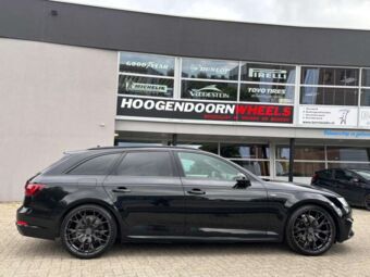 CONCAVER WHEELS CVR1 CARBON GRAPHITE IN 20 INCH GEMONTEERD ONDER EEN AUDI A4