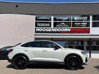 DIEWE WHEELS IMPATTO BLACK IN 21 INCH GEMONTEERD ONDER EEN AUDI Q3