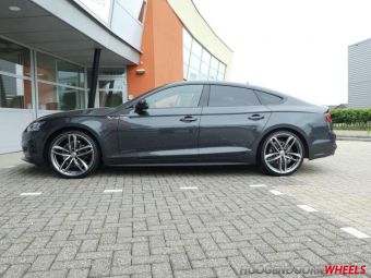 GMP DEDICATED ATOM IN 20 INCH ANTRACIET GEPOLIJST GEMONTEERD ONDER AUDI A5