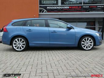 GMP WHEELS DEDICATED VOLVO V 60 IN 18 INCH EN ZILVER 