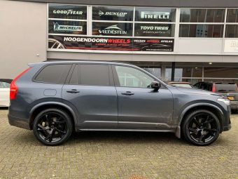 GMP WHEELS ANGEL BLACK IN 21 INCH GEMONTEERD ONDER EEN VOLVO XC90