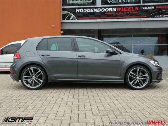 GMP WHEELS DECICATED VELGEN ATOM IN 19 INCH GEMONTEERD ONDER EEN VOLKSWAGEN GOLF 7 