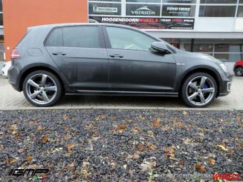 GMP WHEELS ICAN IN 18 INCH MET WINTERBANDEN GEMONTEERD ONDER EEN VW GOLF