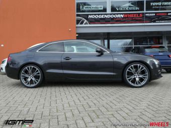 GMP WHEELS DEDICATED AUDI IN 20 INCH GEMONTEERD ONDER EEN AUDI A5 