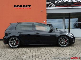 BORBET VELGEN Y ANTRACIET IN 18 INCH GEMONTEERD ONDER VW GOLF