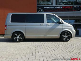 INETR ACTION VELGEN KARGIN IN 18 INCH GEMONTEERD ONDER EEN VW T5