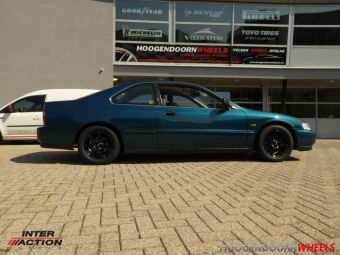 INTER ACTION VELGEN ZWART SIRIUS IN 15 INCH GEMONTEERD ONDER EEN HONDA ACCORD