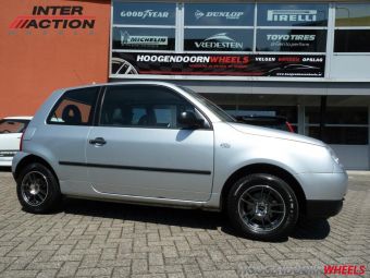 INTER ACTION VELGEN SPIDER IN 13 INCH GEMONTEERD ONDER EEN VW LUPO