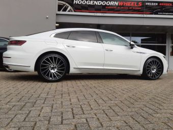 KESKIN VELGEN KT17 HURRICANE IN 20 INCH EN IN BLACK POLISHED GEMONTEERD VW ARTEON