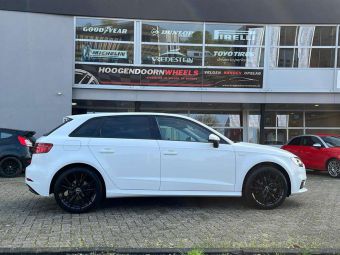 MAK UNION VELGEN BLACK IN 18 INCH GEMONTEERD ONDER EEN AUDI A3