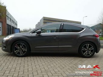 MAK VELGEN ICONA IN 17 INCH GEMONTEERD ONDER EEN CITROEN ICONA MET WINTERBANDEN EN TPMS SENSOREN 