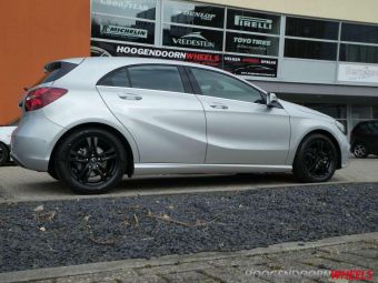 MAK VELGEN ZENITH BLACK 16 INCH GEMONTEERD ONDER EEN MERCEDES A KLASSE