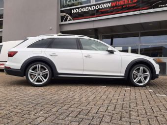 MAM VELGEN A1 SILVER EN IN 19 INCH GEMONTEERD ONDER EEN AUDI A4 ALLROAD