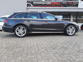 MAM VELGEN RS3 IN 19 INCH ZILVER GEMONTEERD ONDER EEN AUDI A6